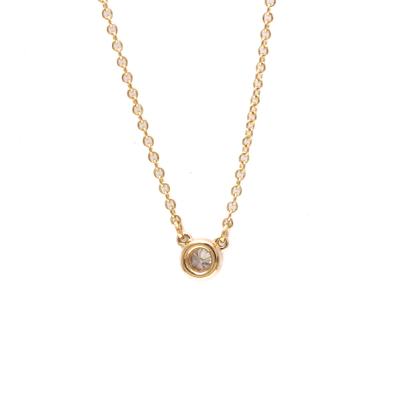 TIFFANY 18k Gold Diamond Necklace